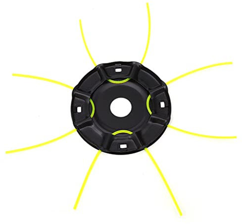 EsportsMJJ Testa universale per tagliabordi in metallo con 4 linee testina decespugliatore per accessori di ricambio per tosaerba