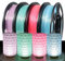 IEMAI PLA Filament 1.75mm, Glitter PLA 250g x 4, Transparent PLA, Kirschblütenrosa/Mintgrün/Hellrosa/Hellblau