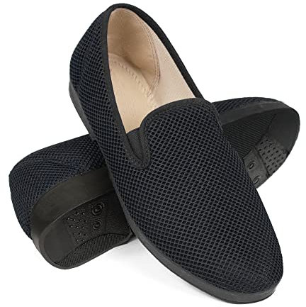 Zapatillas de Casa Hombre Verano Primavera, Zapatos Cómodas Rejilla Cuña Multicolor, Suela Caucho Talla 39-46 Made In Spain (Blanco, Sistema tallas calzado EU, Adulto, Hombre, Números, mediano, 39)