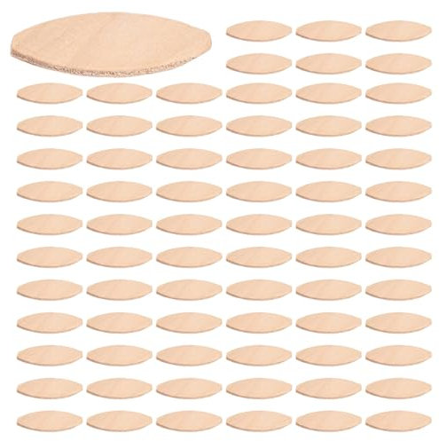 Haopeuk 600Pcs No.20 Assorted Wood for Tenon Machine Woodworking Biscuit Jointer