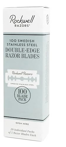 Razor Blades Club 100-stück Rasierklingen, Einfarbig, Erwachsene, Unisex, Rasieren