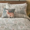 Dreams & Drapes - Housse de Couette Cerf Forêt Naturelle - Lit Simple (140x200cm) - Design Réversible - Super Doux 100% Coton - Housse de Couette Flanelle Naturel - Parure de Lit Woodland Naturel