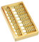 QANYEGN Abakus Ornamente, Abacus Gold, Messing Abakus Statue für Wohnzimmer, Schlafzimmer, Couchtisch, Büro und andere Orte