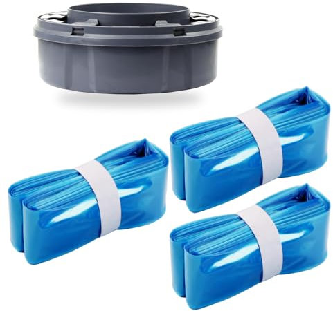 Lot de 3-8m/26FT Recharge Poubelle grande capacité respectueux de l'environnement Compatibles Avec Tommee Tippee Twist&Click de Recharges