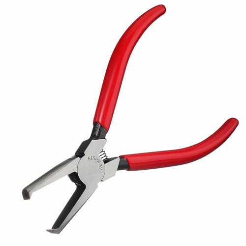 Btuty Alicates extractores de trastes de guitarra de 5 pulgadas de aleación de acero, pinzas de alambre de traste con mango de goma, alicates de alambre para guitarra acústica eléctrica y bajo, otros