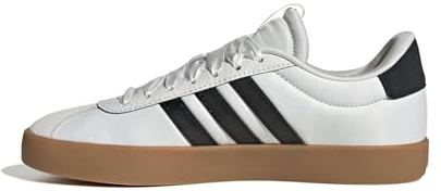 adidas Femme VL Court 3.0 Shoes, Core White/Core Black/Gold met., 42 2/3 EU