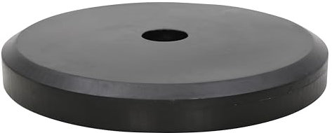 METRO Professional Plaque de Stand Parasol, HDPE/Ciment, Ø 55 x 7.2 cm, 30 kg, Noir