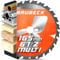 BAUBECK Circular Saw Blade 165mm 20mm +16mm Adapter, 24T Fast Cut - Compatible with Evolution, Dewalt, Multi-Purpose Saw Blade, Ideal for Wood and Aluminium