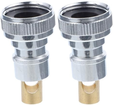 Abaodam 2 Stück Wasserhahn- wasserschlauch adapter waschmaschinen schlauch Kupfer Schnellkupplung Kupplung für Gartenschläuche Schnelle Anschlussgartenschlaucharmaturen Gummi