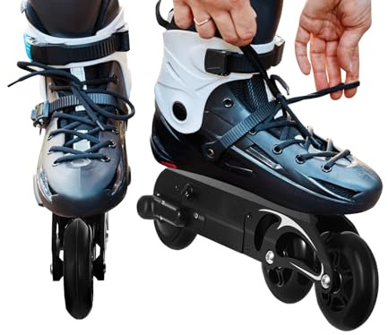 Rollen für elektrische Rollschuhe, Rollen für Skateboard, mit Fernbedienung, Set mit Rollschuhen, passt die meisten Überschuhe in normaler Größe auf dem Markt