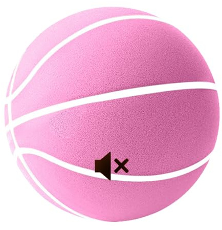 Ballon de basket-ball silencieux de taille 7/6/3, ballon de dribble d'intérieur silencieux pour entraînement à domicile, balle en mousse souple et panier pour la manipulation et la pratique du dribble