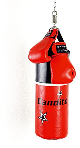 Bandito Boxsackset Junior, rot/schwarz, 60x25 cm
