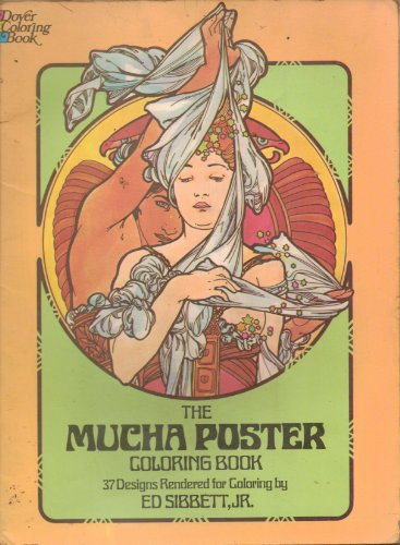 The Mucha Poster Coloring Book