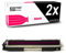 Eurotone 2X Druckerpatrone kompatibel für HP Color Laserjet CP1025 NW Pro 100 MFP M175 A Pro 200 Color MFP 275A Topshot M275, Magenta CE313A Patrone
