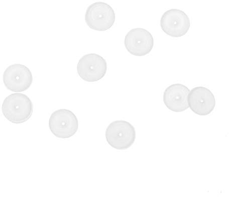 sourcing map 10St Silikon O-Ringe VMQ Dichtung Versiegelung 3mm AD 0,1mm ID 1mm Breite Weiß