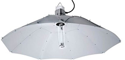 Hydroponics Silver 100cm Parabolic Reflector 250w 400w 600w HPS Grow Light Shade