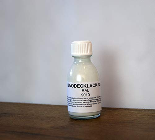 Leisten Hofmeister Reparaturlack Weiß 30 ml für Sockelleiste