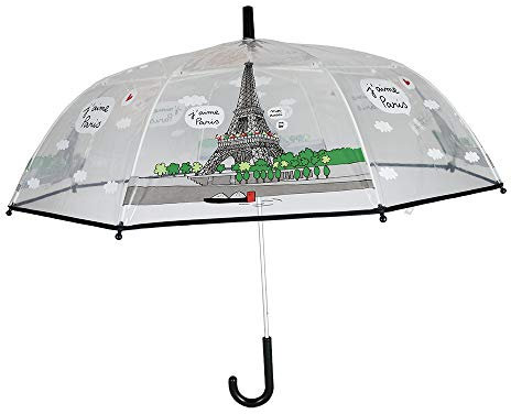 Paris UMBRELLA Regenschirm 76 Centimeters Transparent
