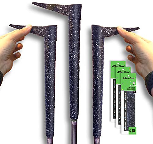 Alien Pros Golf Grip Wrapping Tapes (3-Pack) - Innovative Golf Club Grip Solution - Enjoy a Fresh New Grip Feel in Less Than 1 Minute (3-Pack, Black Magic)