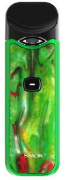 Original SMOK Nord AIO all-in-one Kit 3ml - 1100mAh Batterie/Top füllen/Eingebauter Verdampfer Enthält Kein Nikotin (Grünes rotes Harz)