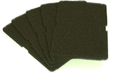 5x Filtro a schiuma compatibile con Beko per asciugatrice Filtro base 240x155mm 2964840100 2964840200 su scambiatore di calore asciugatrice