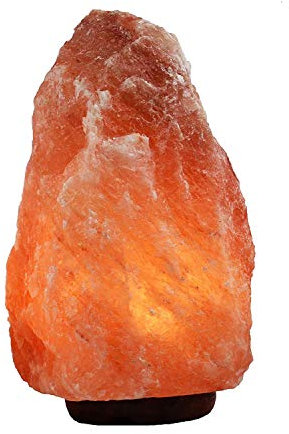 DEENZ 8-10 KG NATURAL PINK HIMALAYAN ROCK SALT LAMP with BULB and UK PLUG 100% PURE PREMIUM QUALITY BEST for GIFT, HOME DECOR and HEALTH