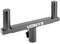Vonyx WMS-03 Universal Dual Speaker Stand Mount - Adjustable Double Support Bracket for PA Speakers, 35mm Tophat Pole Mount, Heavy-duty 40kg Capacity, Ideal DJ Stage Studio Setup