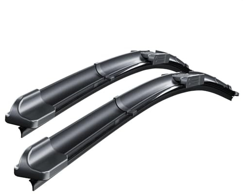 Mossa Vordere Scheibenwischer kompatibel mit BMW Z4 E89 (04.2009-08.2016) - flache Premium Wischerblätter
