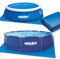 Hecht Bodenschutzplane für den Gartenpool Schwimmbecken – 2 Poolmatten mit 390 x 390 cm und 309 x 309 cm zur Auswahl – extrem robust & langlebig – 90g/qm PE- Folie Unterlegmatte Pool Unterlage