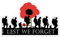 We Remember Soldiers Showing Respect and Gratitude Remembrance Sunday Lest We Forget Remembrance Day Sticker, Poppy Flower Decal, Car, Window, Fridge, Laptop Sticker (XXL)