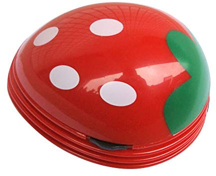 iSpchen Mini tragbarer Desktop Staubsauger Niedlicher kabelloser Tisch-Krümelkehrer Marienkäfer-Staubsauger