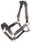 PFIFF 102924 Halfter Sobria, Lederhalfter mit Prägung, Weiche Polsterung, Braun Cob/Vollblut