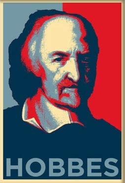 Inga Thomas Hobbes Poster Geschenk Wanddekoration Hope Portrait Philosophie Leviathan Schlafzimmer Retro Cafe Store Metallschild Poster 20,3 x 30,5 cm