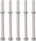 sourcing map M8 x 120 mm Sechskantschrauben, Muttern, Flach- und Unterlegscheibenset, 304 Edelstahl, Vollgewinde, Sechskantschrauben, 5 Sets