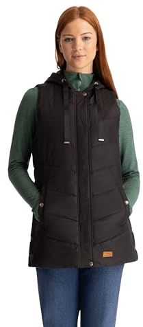 Trespass Womens Casual Gilet Juniper Black in Size - 20
