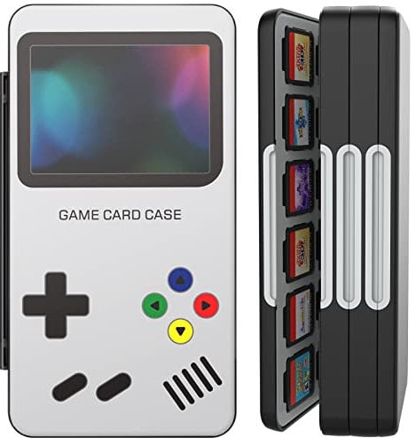 HEIYING Switch Game Card Case for Nintendo Switch 2/ OLED / Lite,Customized Pattern Portable Travel Carry Case with 72 Game Card Slots and 24 Micro SD Cards Slots