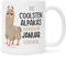 Bedruckte Tasse mit Spruch - Die coolsten Alpakas - Tasse mit coolem Alpaka - Geschenk für Partner Freunde Familie zum Geburtstag Valentinstag Weihnachten - Für Sie & Ihn - Farbe Weiß