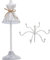 STOBOK Regalhalterung, Puppen-Schmuckständer, Turm: Halskettenhalter, Schmuckhalter mit Pailletten, Rüschen, Kleid, Ohrringe, Armband, Ringe, Organizer für Damen, Vintage-Dekor