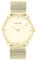 Calvin Klein Analog Quarzuhr für Damen mit Gelbgoldfarbenes Edelstahl-Mesh-Gliederarmband - 25200159