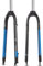 BOLANY Fahrrad Starrgabeln 1-1/8 Gewindelose Gerade Steuersatz Universal 26/27.5/29 Scheibenbremse 9mm QR MTB Vordere Gabeln aus Aluminiumlegierung Super-Leichte Fahrradgabeln