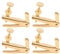 Karlak 4 STÜCKE Violin Feinstimmer für 4/4-3/4 Violine Legierung Saitenversteller Anti Rost Violine Teile