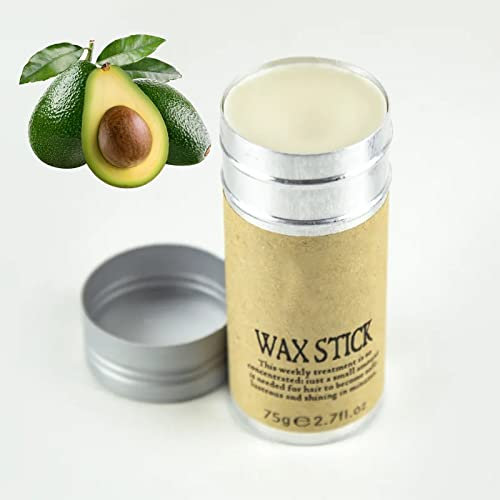 Haarwachs Stick, Wachs-Stick für Haare,Wachsstab für Haar,Haarfinishing Cream Stick für Styling, Feuchtigkeitsspendendes Wachs für Damen und Herren