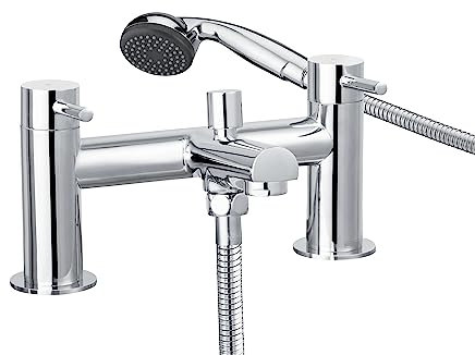 Bristan Essentials Mios Bathroom Taps, Bath Filler