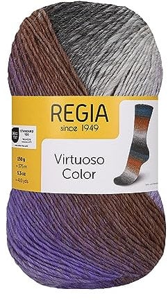 Regia Virtuoso Color ca. 375 m 03072 Lavender Fields 150 g Wolle-Polyamid-Mischung Garn