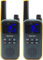 CLEYVER Talk 54, Talkie-Walkie Professionnels, PMR 446, 16 Canaux, Batterie Li-ION 2200 mAh, IP54, Compatible Motorola PMR446,Utilisation Intensive, Noir (Talk 54)