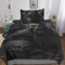 LOUSON Single Duvet Set Zombie 3D Gothic Duvet Cover Sets Bedding Set Decorative 2 Pieces Microfiber for Kids Adults with Pillowcases with Zipper Ultra Soft Hypoallergenic Easy Care