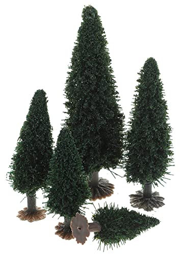 VILLCASE 15St kleines Baumlandschaftsmodell Modellbäume Landschaft Kiefern weihnachtsdeko Modelle Bäume dekorieren Simulationsanlagenmodell Weihnachten Modellbaum Landschaftsbaum Plastik
