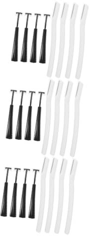 Angoily 12ensembles Rasoir à Sourcils Shape Pour Femmes De Outil De Précision Pour Épilation Coupe Et Dermaplaning Portable