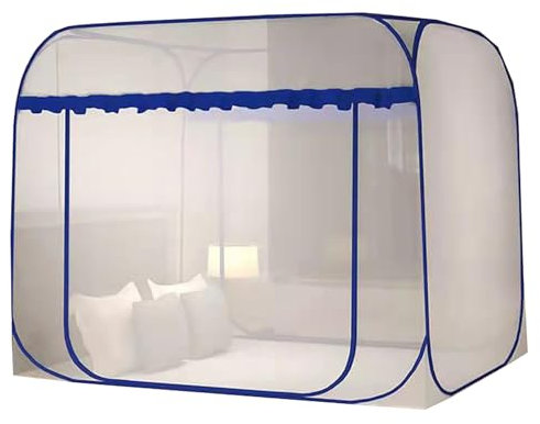 CUTTE Moustiquaire Pliable Auvent de Lit Tente Pop-Up Respirante et Résistante à la Lumière Tente de Lit pour Enfants Tentes de Rêve pour Filles Moustiquaire,F,90x190cm