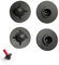 UtySty Lot de 4 capuchons de rechange pour pieds de chaise de camping - Embouts anti-enfoncement pour chaises de camping pliantes à dossier haut - Cadre amélioré - Tube de 15 mm